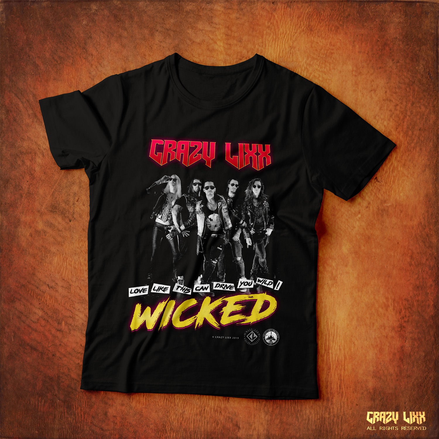 Wicked - Black T-shirt – Crazy Lixx Online