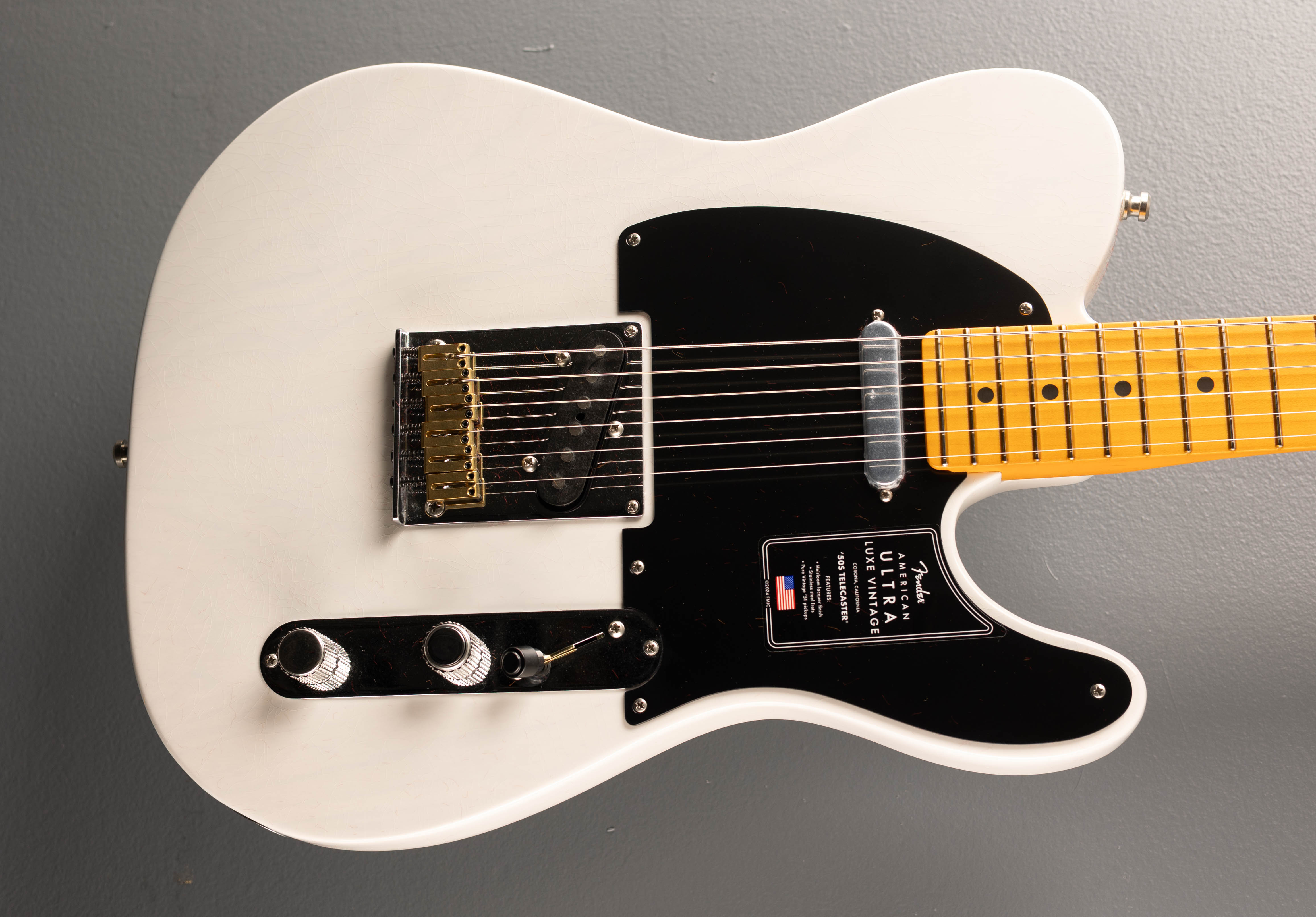 American Ultra Luxe Vintage '50s Telecaster - White Blonde