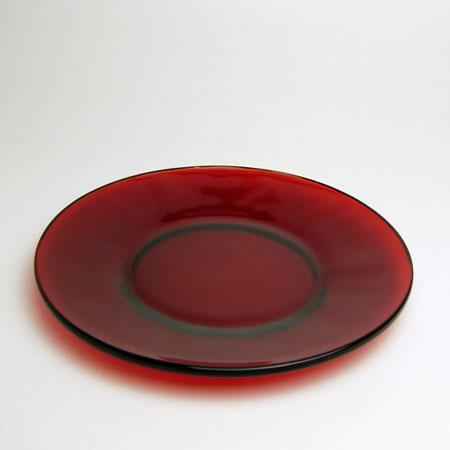 アンカーホッキング☆ロイヤルルビー シャーベットプレート☆DEALERSHIP