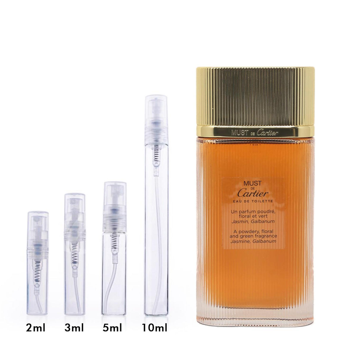 Must de Cartier by Cartier Fragrance Samples | DecantX | Scent