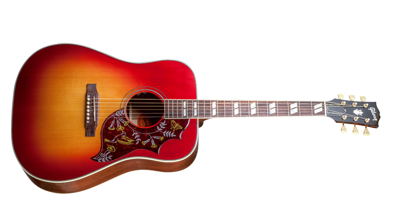 トップにアディロンダック・スプルースを採用した限定ハミングバードを