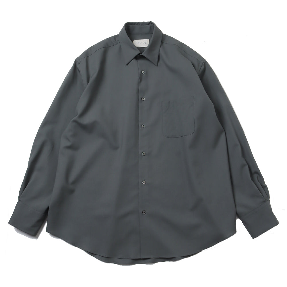 MARKAWARE(マーカウェア) - COMFORT FIT SHIRT ORGANIC WOOL 2/80