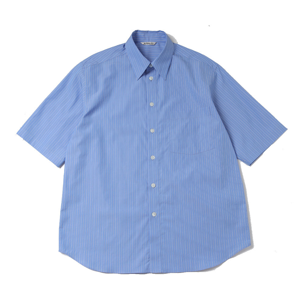 AURALEE(オーラリー) SUVIN HIGH COUNT CLOTH STRIPE HALF SLEEVED
