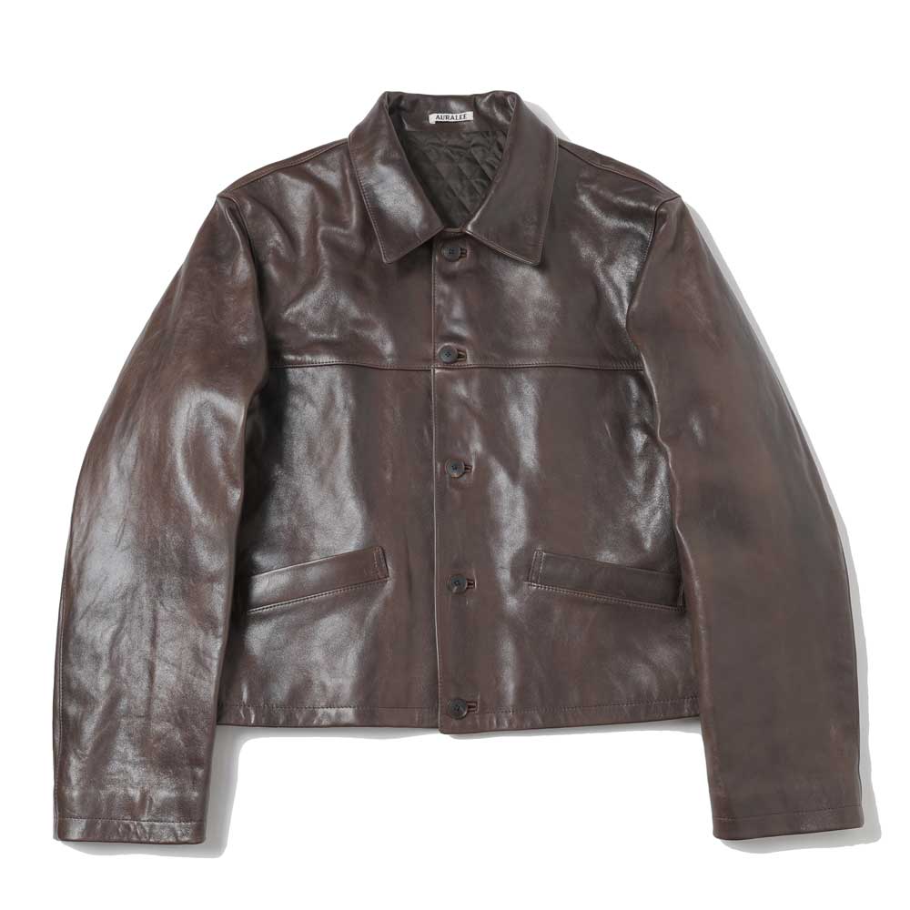 HEAVY LAMB LEATHER BLOUSON (A25AB02LA) | AURALEE / ジャケット (MEN