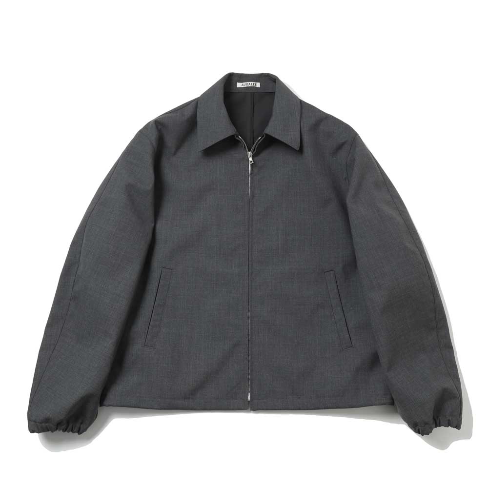 AURALEE(オーラリー) BONDED TROPICAL WOOL ZIP BLOUSON A26SB02WB