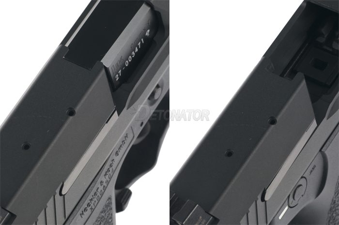 KSC USP Compact(System7）対応H&K USP Compactカスタムスライド-BK