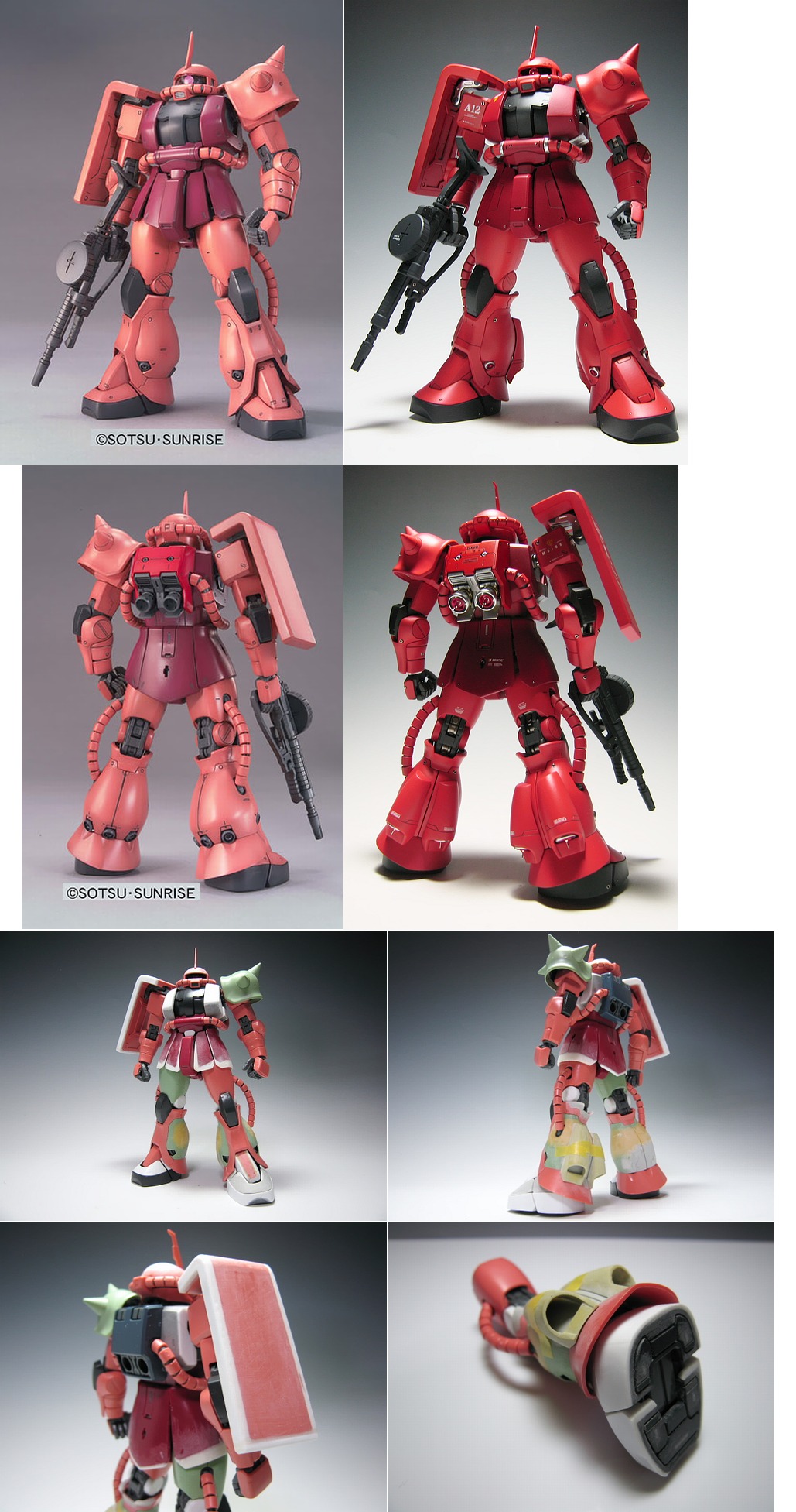 EVOLVE WORKS MG 1/100 シャア専用ザクII Ver.2.0 モノアイLED発光 PG