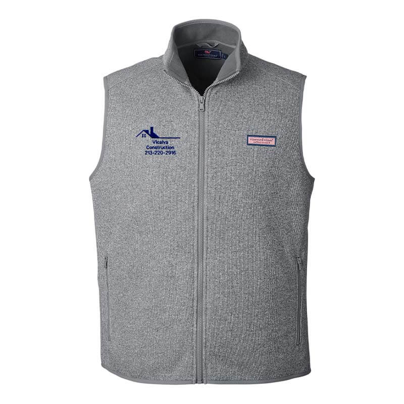Vineyard Vines Men's Mountain Sweater Fleece Vest – EZ Corporate
