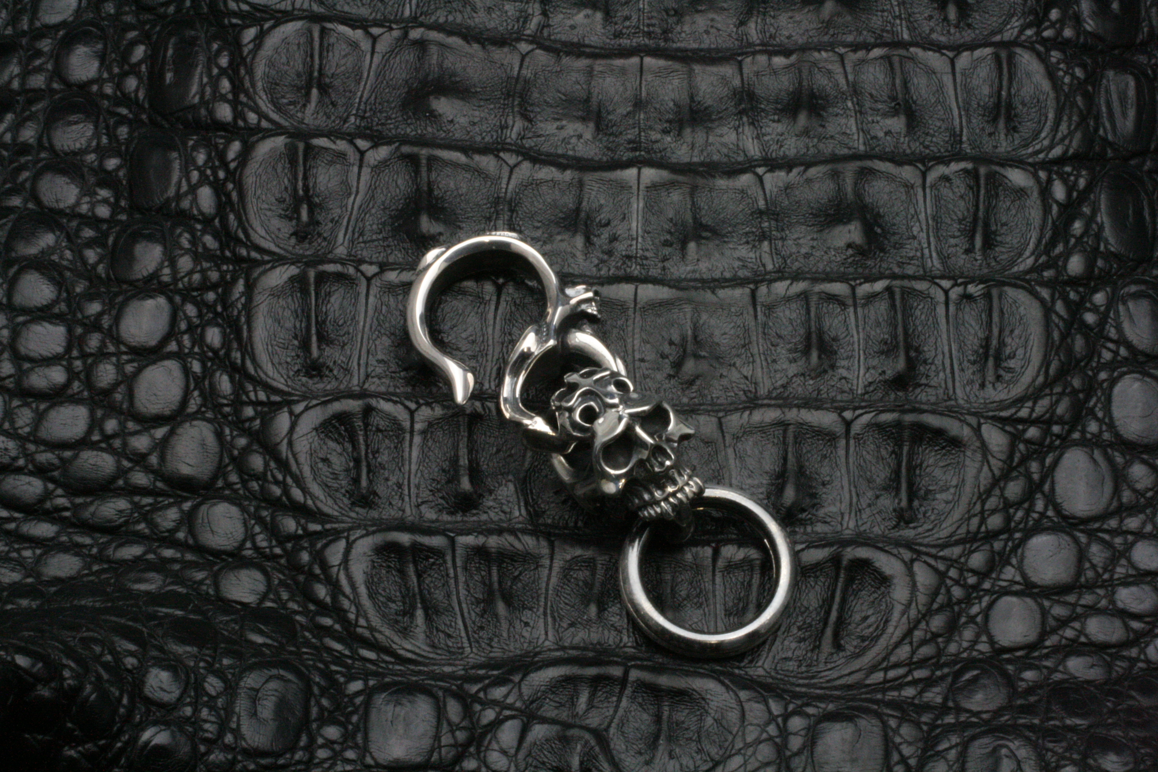 エンプティースカルキーホルダー/F.A.L（シルバーアクセサリー）