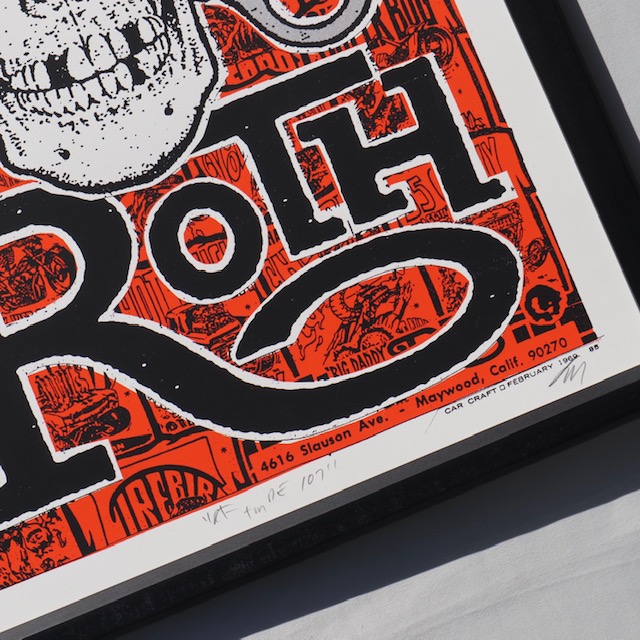 ED ROTH （エドロス） RAT FINK ラットフィンク 50枚限定 SKULL シルク