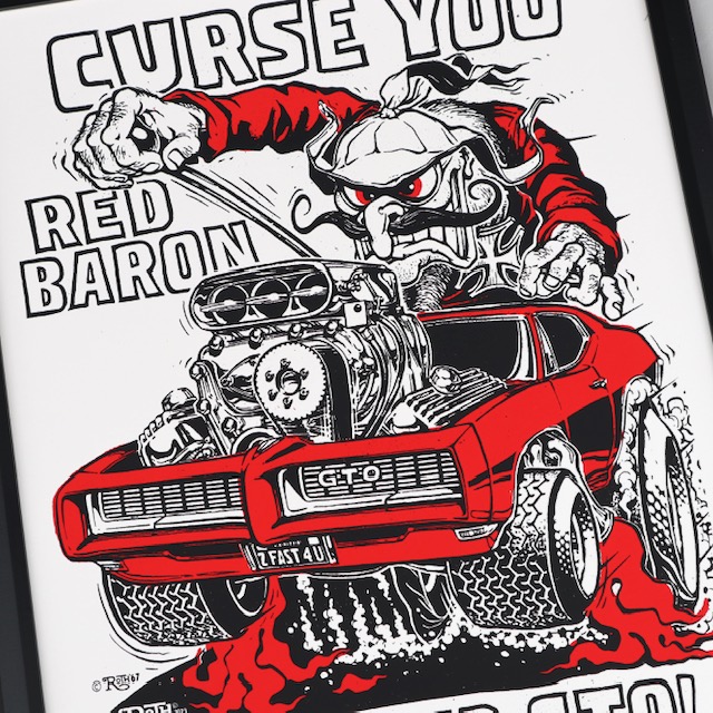 ED ROTH （エドロス） RAT FINK ラットフィンク 50枚限定 RED BARON