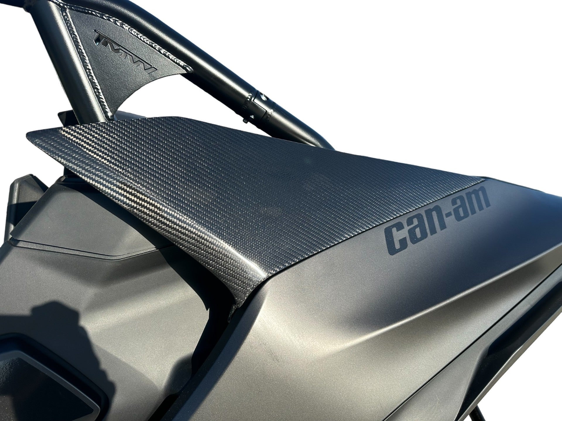 CAN AM MAVERICK R CARBON FIBER # PLATE / CAGE TRIM – FourWerx
