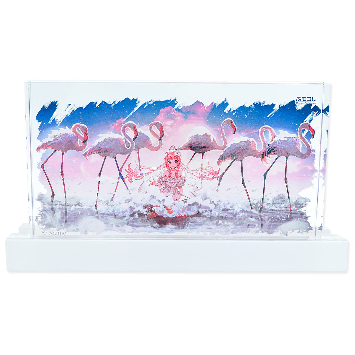 ふもコレ×Namie LEDスタンド付アクリルブロック − alette −｜ふも
