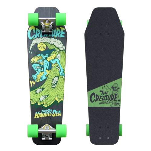 クリーチャー コフィンシェイプ スラロームスケートボード / Creature