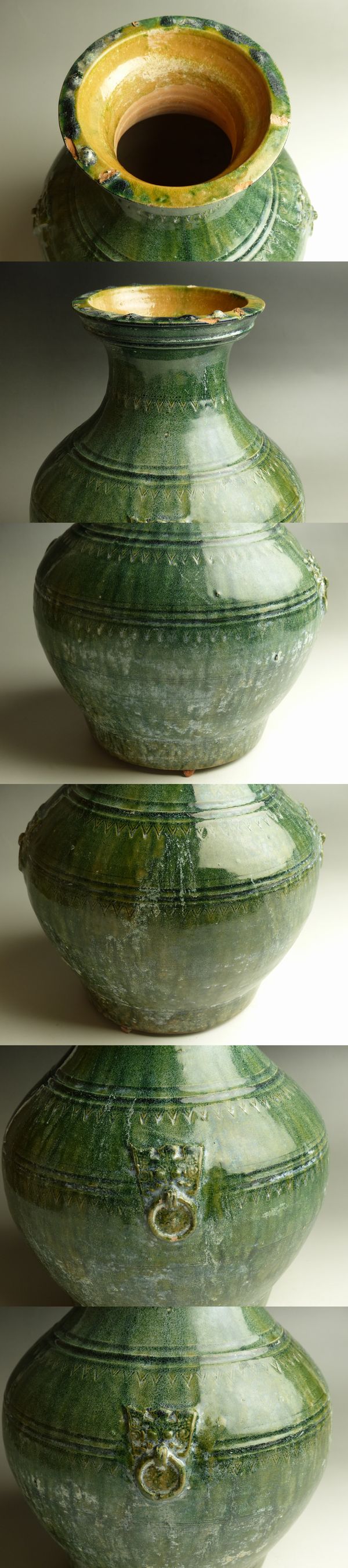 古美術 猫 - 漢緑釉壺 | 古美術品専門サイト fufufufu.com