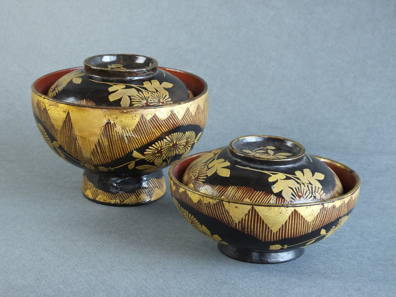 古童 - 南部箔椀 四つ組 その3 | 古美術品専門サイト fufufufu.com