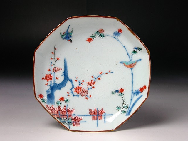 古美術 三樹 - 柿右衛門 花鳥文皿 | 古美術品専門サイト fufufufu.com
