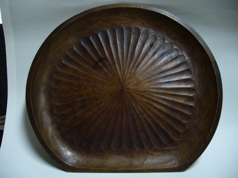 古美術 藤島 - 藤原盆半月型 | 古美術品専門サイト fufufufu.com