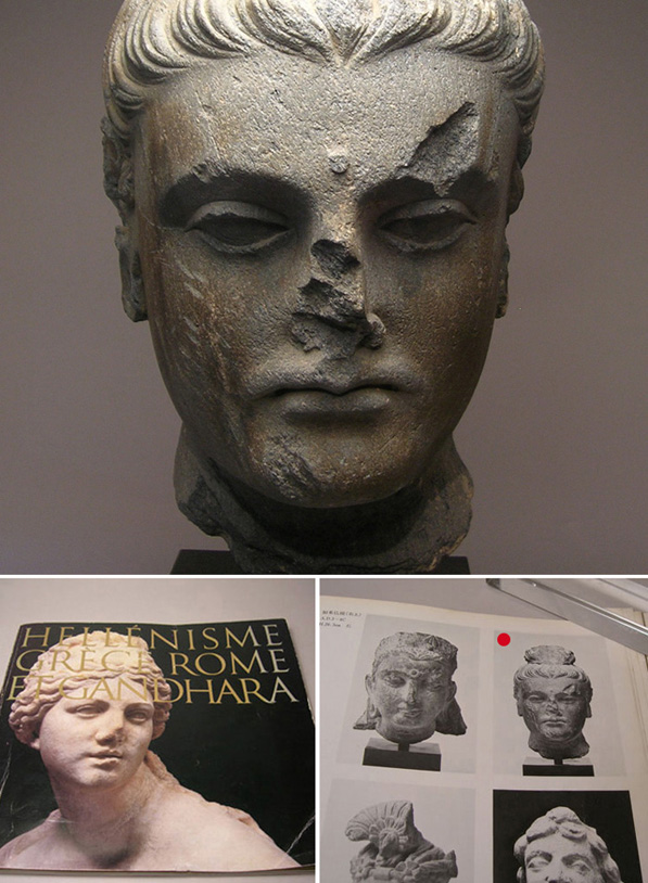 半蔵門ギャラリー - ガンダーラ如来仏頭 | 古美術品専門サイト