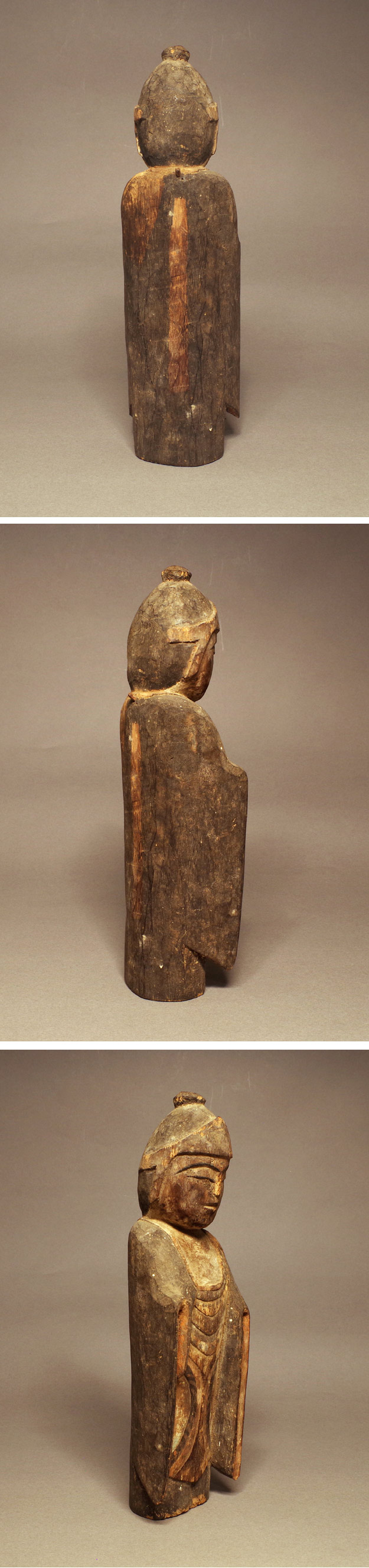 風招 - 李朝木彫<br>民間仏 | 古美術品専門サイト fufufufu.com