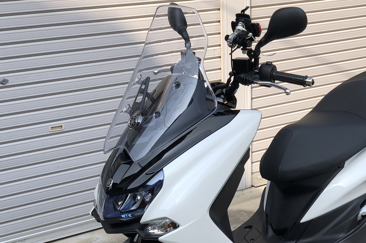 マジェスティS ヤマハ純正品 ウインドシールドフレームマウント