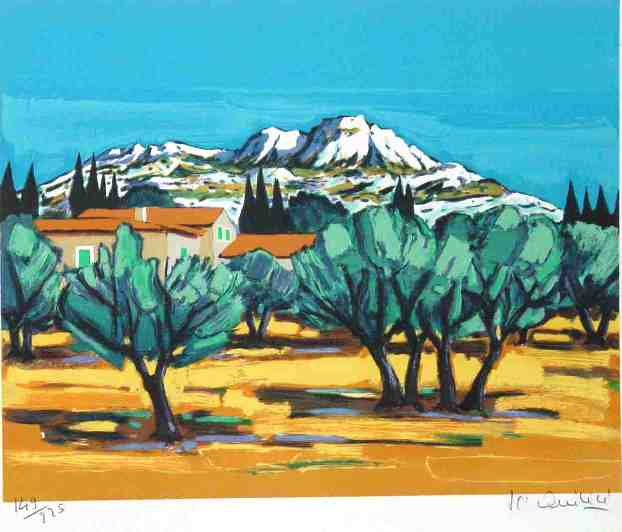 キリチの版画 ,リトグラフィ,海の絵,フランス版画,ギャルリーハニー