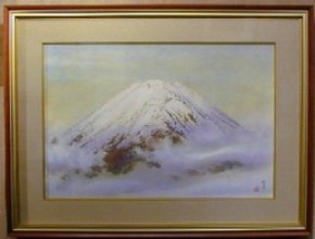 日本画家山元櫻月ホームページ､日本画富士の作品紹介､ギャラリー明治