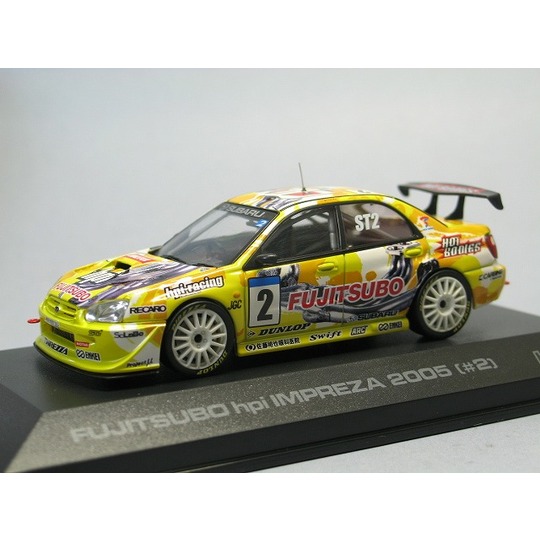 1/43 FUJITSUBO hpi IMPREZA 2005 (#2) 商品詳細 人気の「エブロ、ミニ