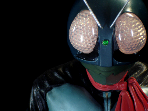 海洋堂】 メガソフビ 仮面ライダー旧1号 改修＆ウエザリングVer.2 完成品