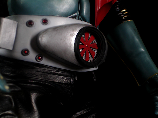 海洋堂】 メガソフビ 仮面ライダー旧1号 改修＆ウエザリングVer.2 完成品