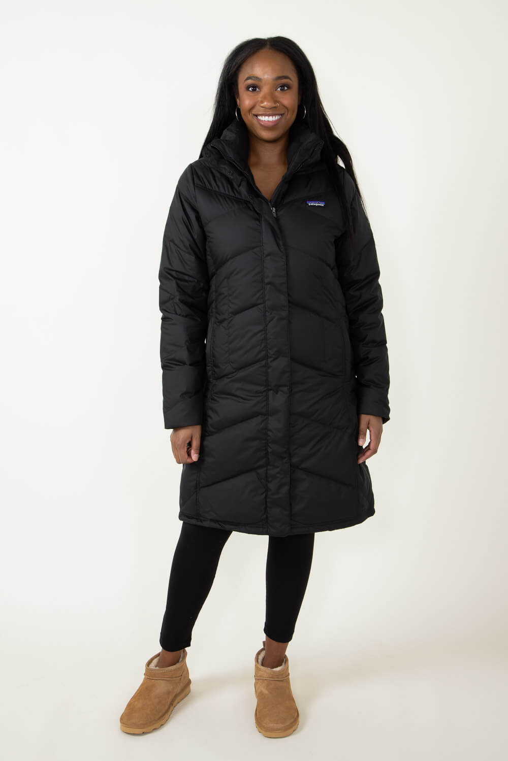 Patagonia Women's Down With It Parka in Black | 28442-BLK – Glik's