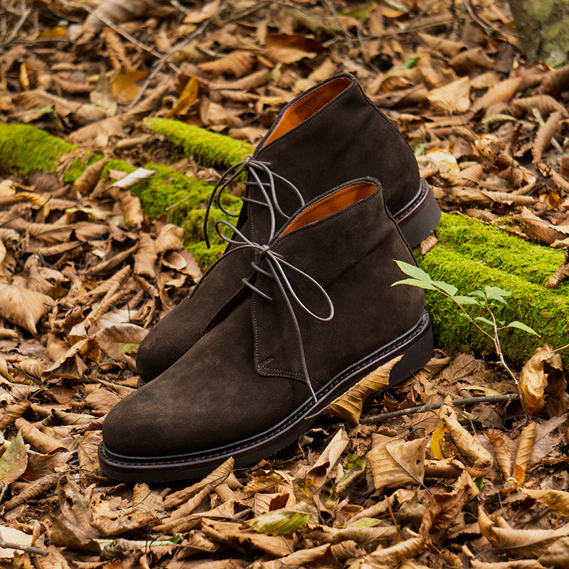 ブーツ | 99102 / DARK BROWN SUEDE (VIBRAM GUMLITE SOLE) - Jalan