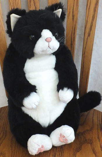 Cuddly（カドリー）デブ猫ぬいぐるみ 甚五郎 白黒はちわれ【送料無料