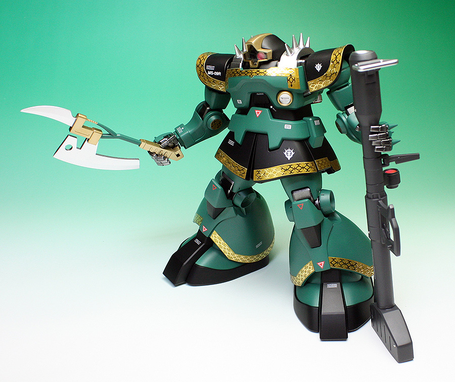 P-Bandai MG 1/100 MS-09R Rick Dom Dozle Zabi Custom: Assembled