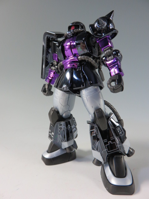 FULL REVIEW] HG Gundam The Origin ZAKU II Black Tri-Stars Metallic