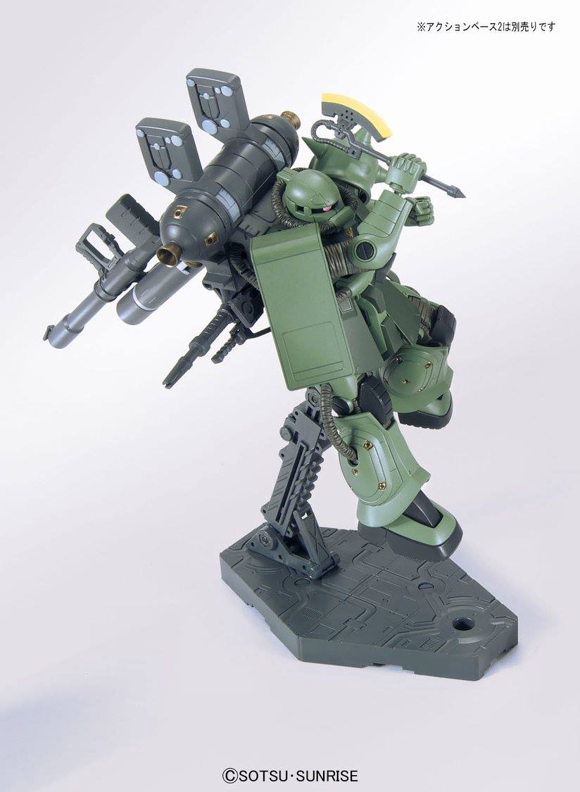 HGGT 1/144 MS-06 ZAKU II + BIG GUN SET [Thunderbolt Ver.]: Just