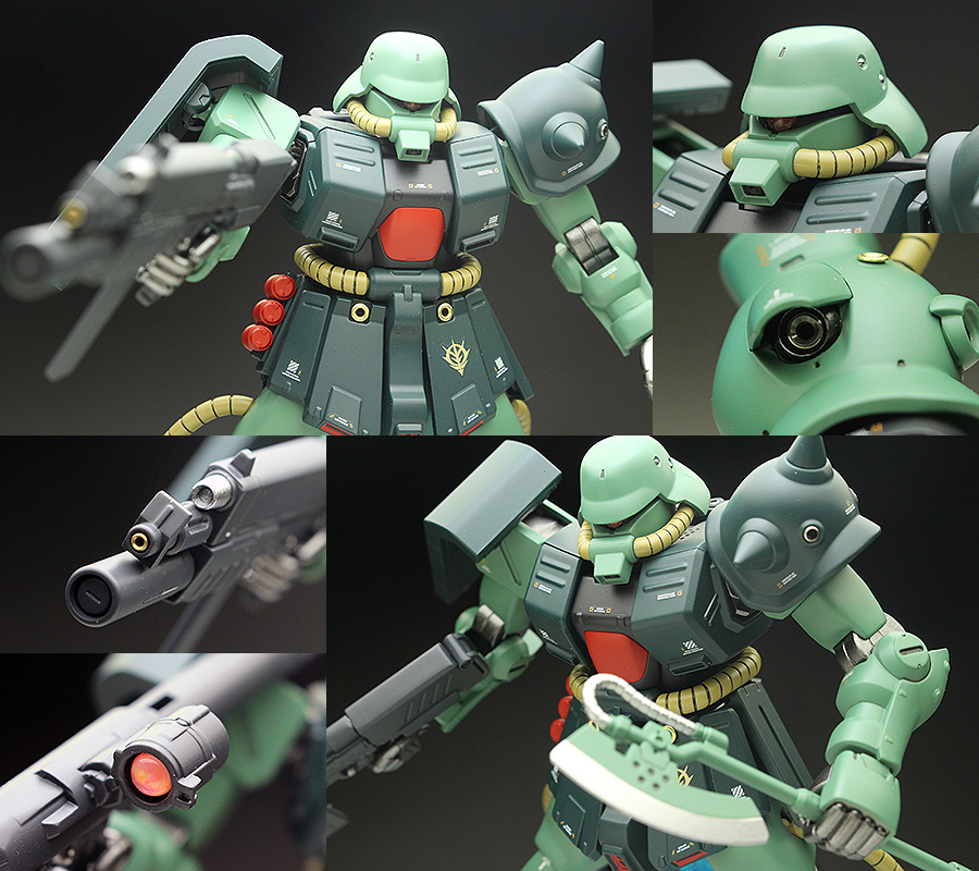 WORK REVIEW] P-Bandai HGUC ZAKU II FZ TYPE-B (Unicorn Ver.) – GUNJAP