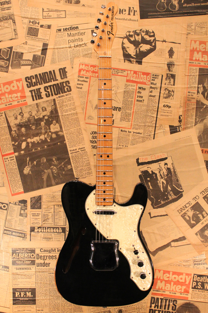 Fender 1969y[Telecaster Thinline[“Original Black”[Mahogany Body