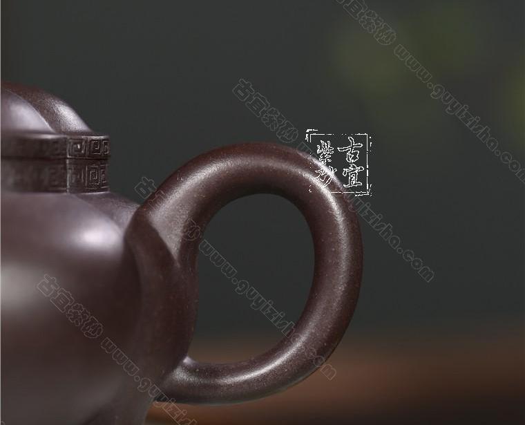 三足如意|正品郁晴紫砂壶价格|紫泥300CC