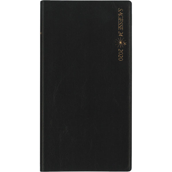 博文館新社｜No.180 サジェス24・手帳（黒）