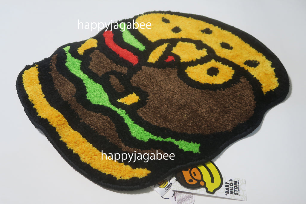 A BATHING APE BABY MILO STORE BABY MILO HAMBURGER RUG