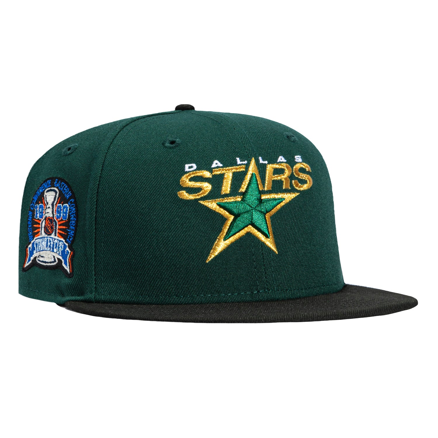 New Era 59Fifty Dallas Stars 1999 Stanley Cup Patch Hat - Green