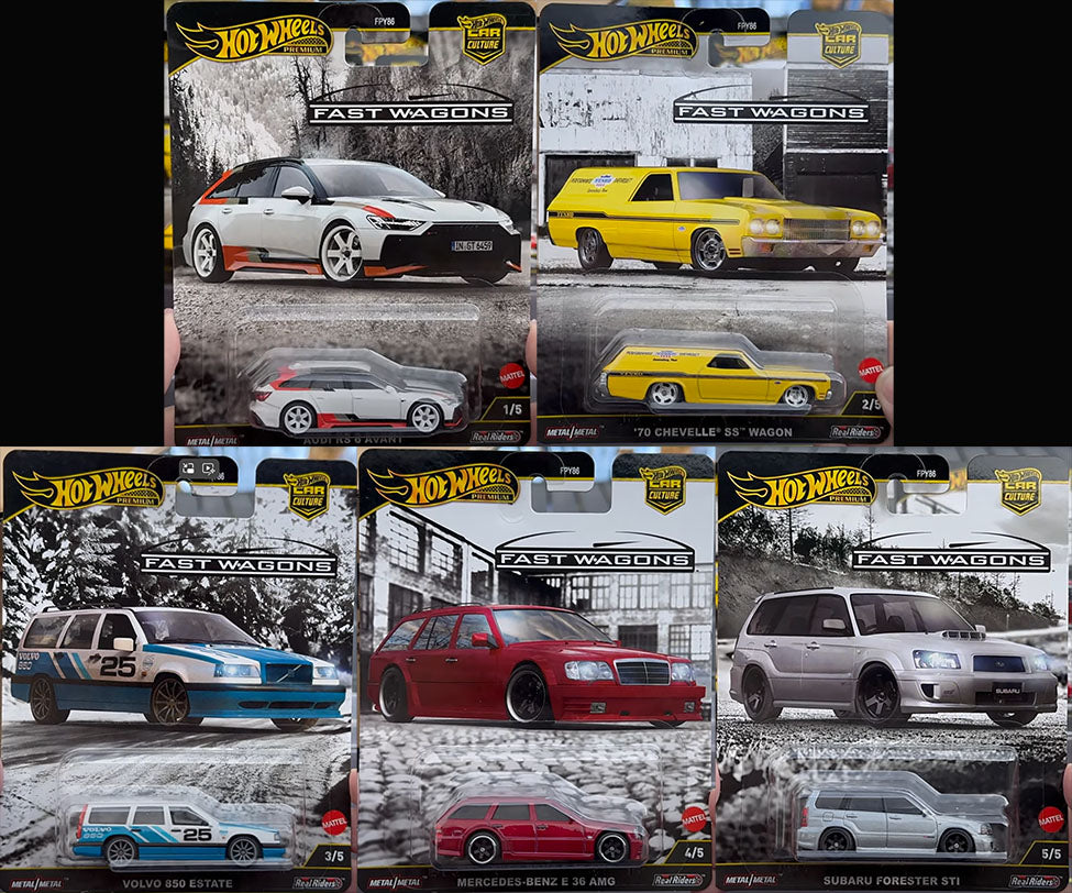 Hot Wheels Premium 1:64 Car Culture 2025 Fast Wagons - Mix 4J