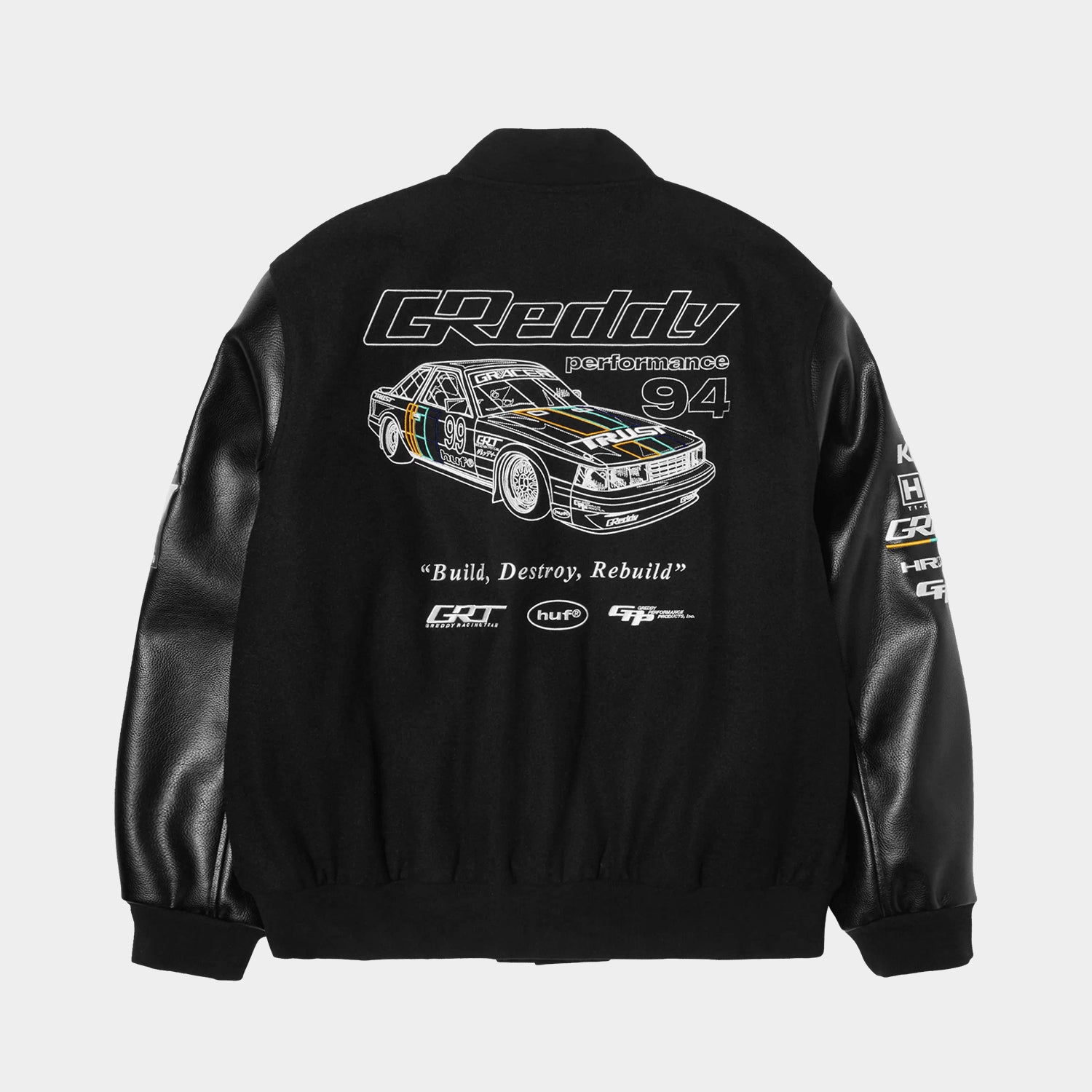 HUF X GREDDY VARSITY JACKET｜JACKETS（ジャケット）｜【公式通販 HUF