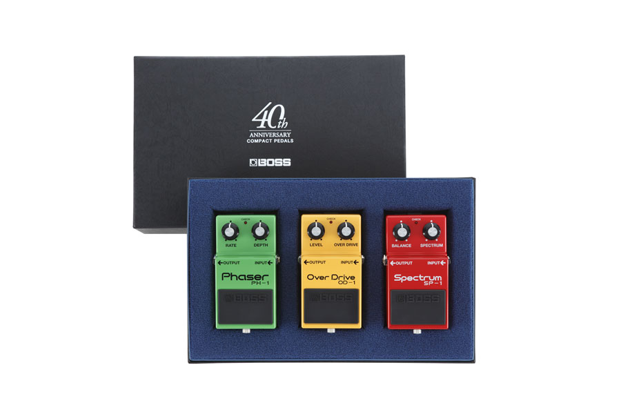 BOSSコンパクト・エフェクター40周年記念！！ 初代モデル3機種を