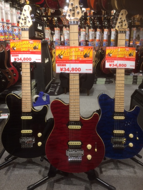 MUSIC MAN / SUB Series AX4 入荷！！ | イシバシ楽器スタッフブログ
