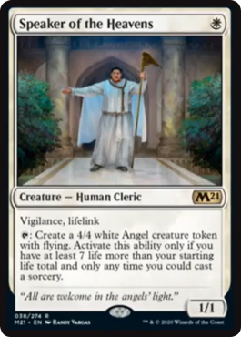 基本セット2021』新カード情報：条件付きで4/4の天使を生む人間や、3点