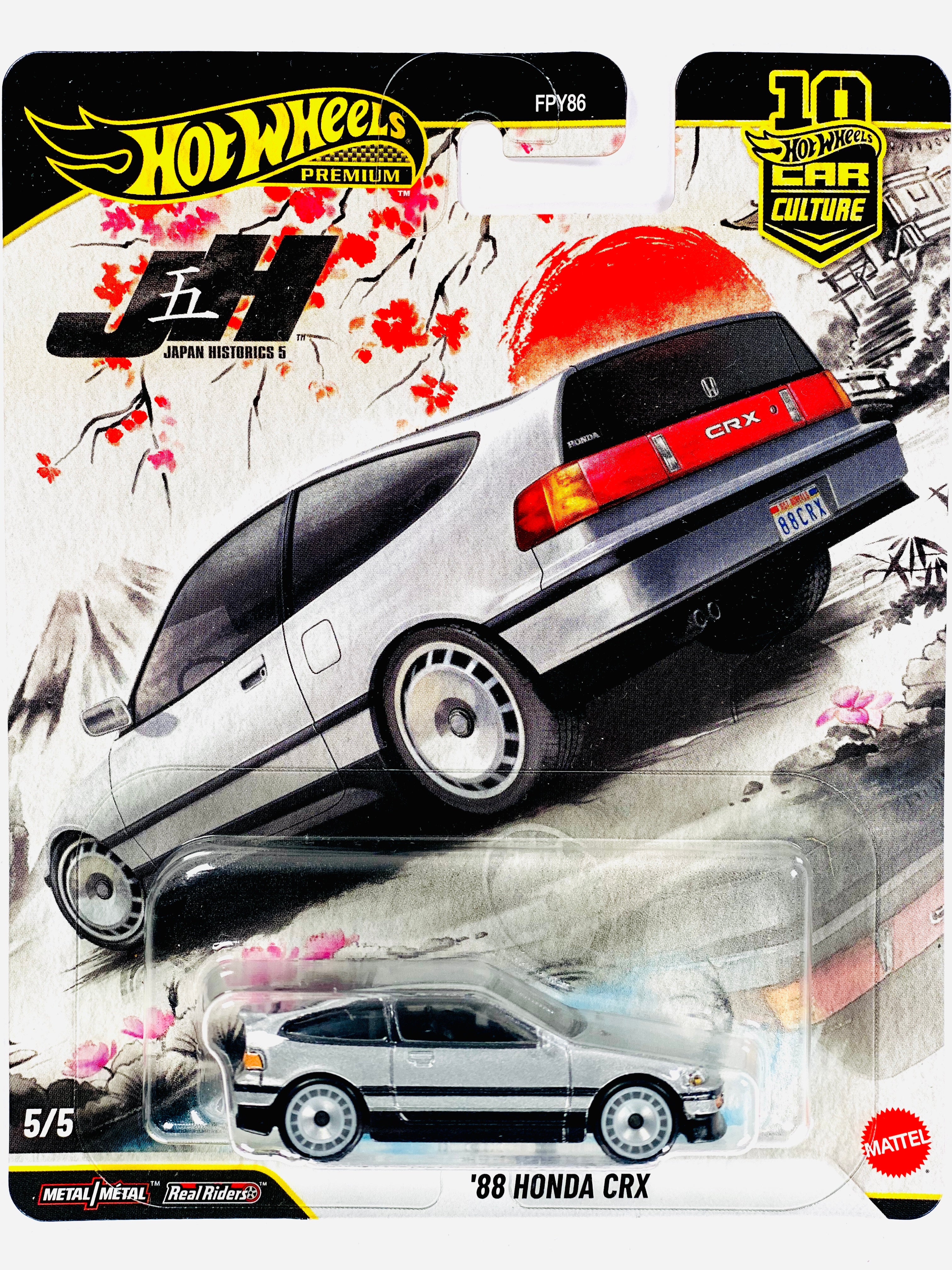 Hot Wheels 2026 Japan Historics 5 '88 Honda CRX – Jcardiecast