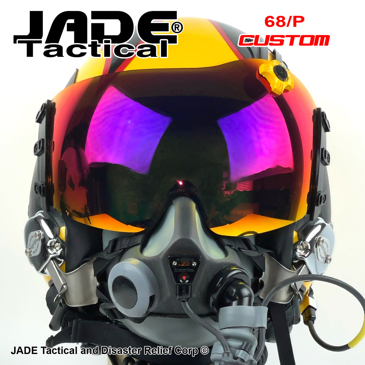 GENTEX 68/P USA Flight Helmet Custom Built – Jade Tactical