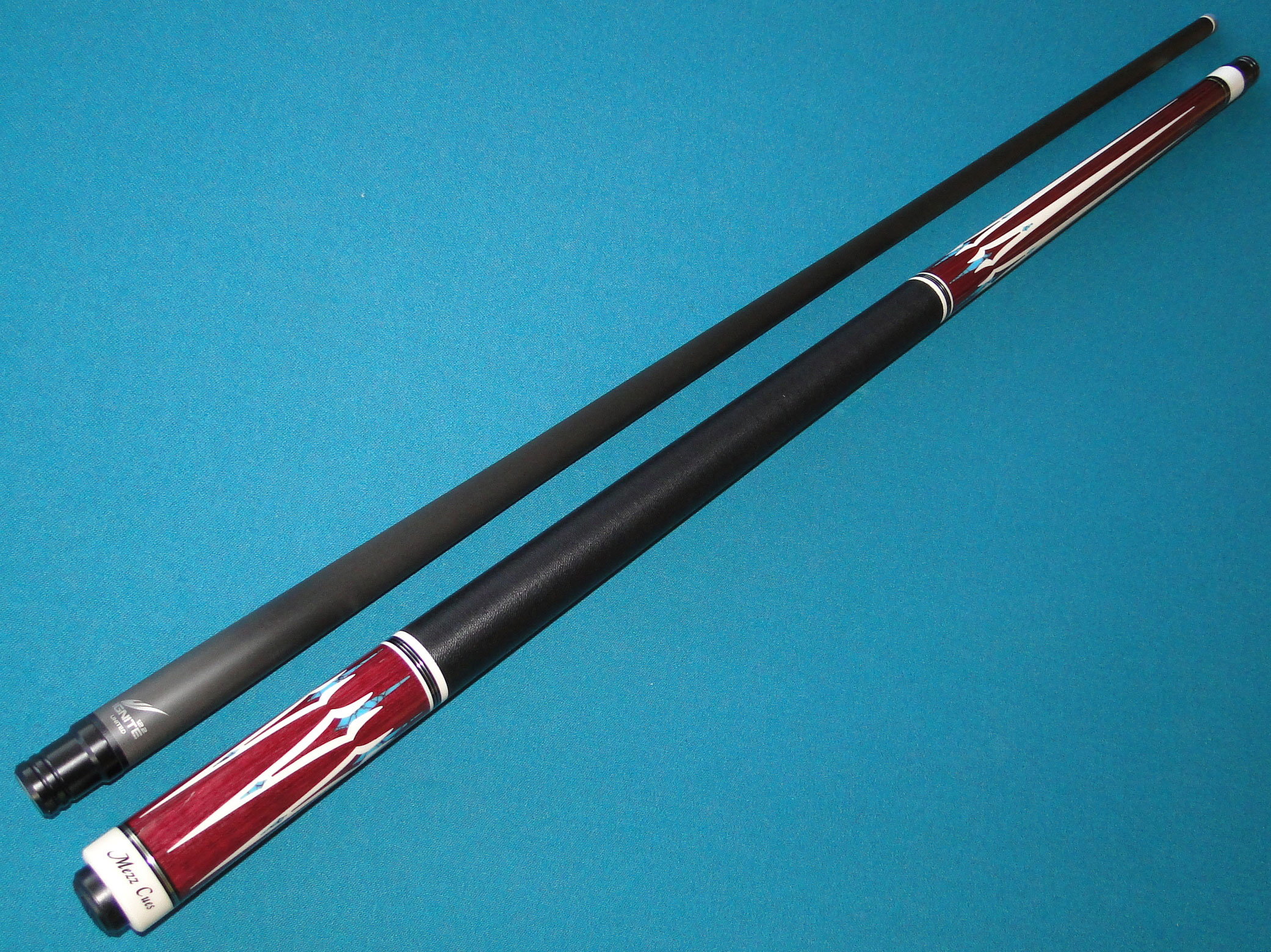 Mezz and Exceed cues with Ignite shaft
